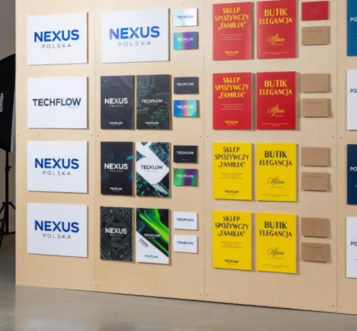 Przegląd projektu identyfikacji wizualnej marki w portfolio MK WEK-GRAF Marcin Krawczyk